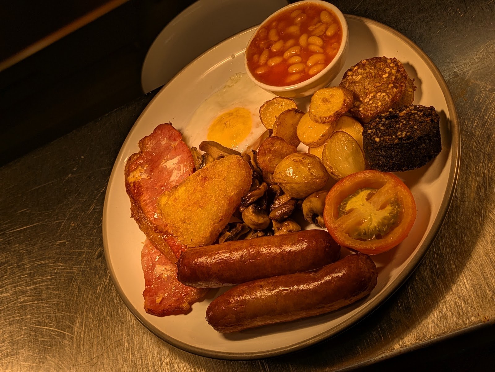 A full Irish breakfast at The Crank Café, Banagher